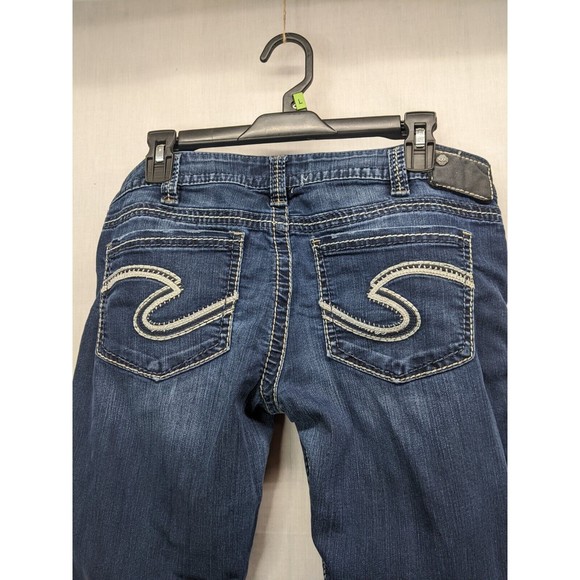 Silver Jeans Women's Frances 18 Bootcut Stretch Blue Low Rise Size W32 L31 - Picture 5 of 10